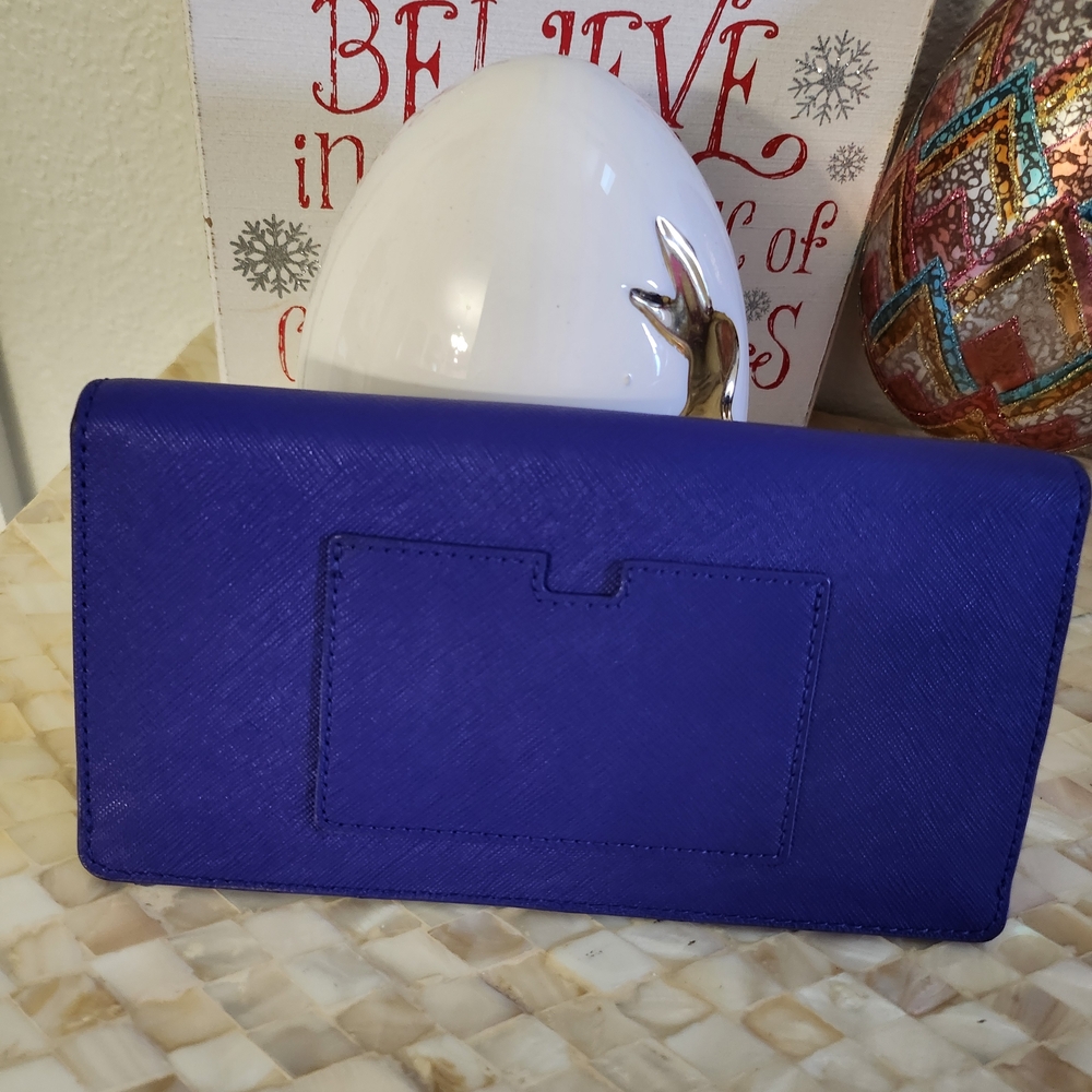 KATE SPADE Monster Wallet Blue **EUC** - Picture 4 of 5